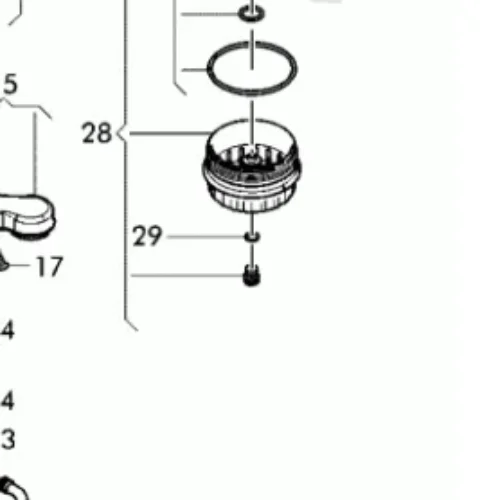 Oil Filter Cover for Bentley